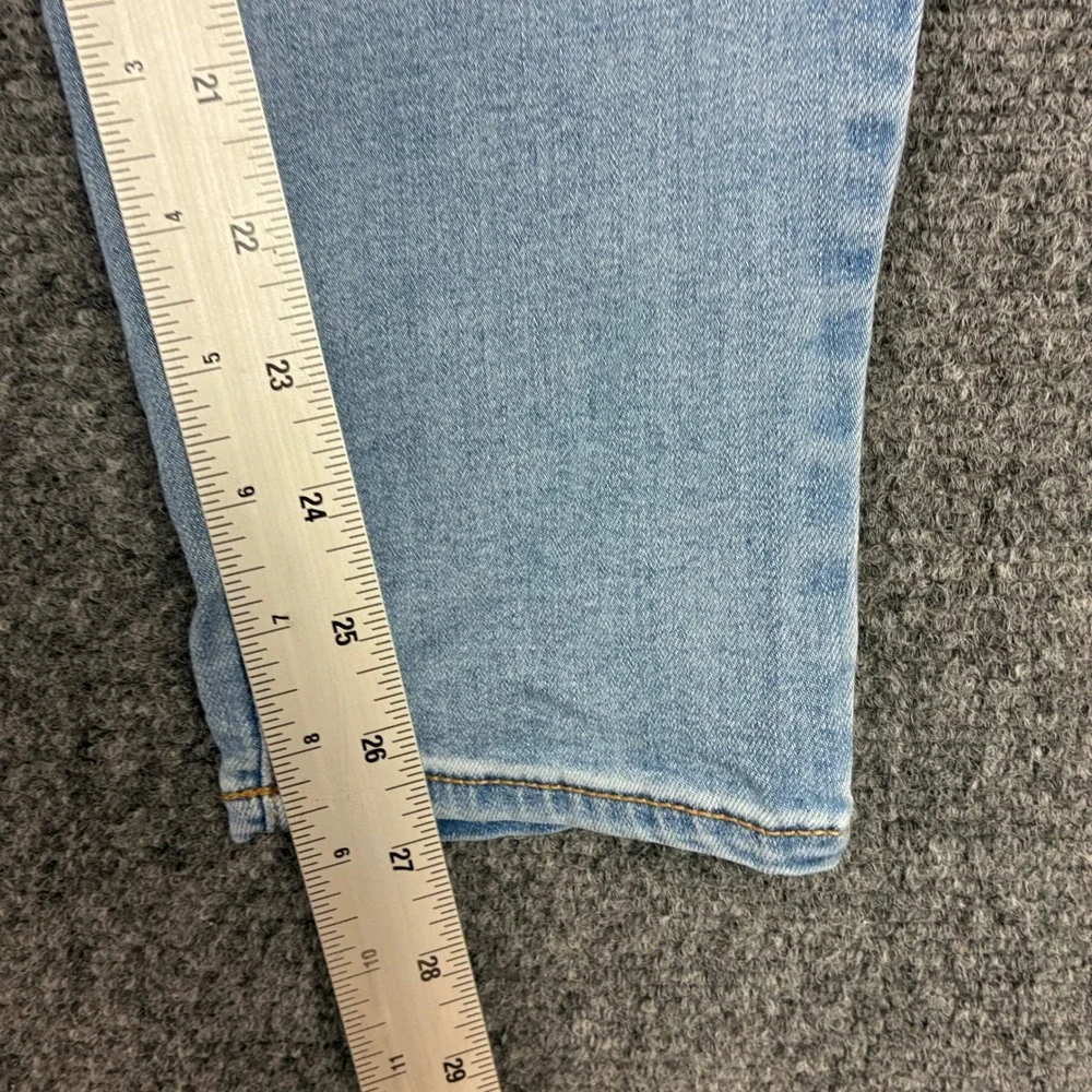 Old Navy Rockstar Super Skinny Jeans Womens‎ 12 Light Wash Blue Mid Rise Stretch